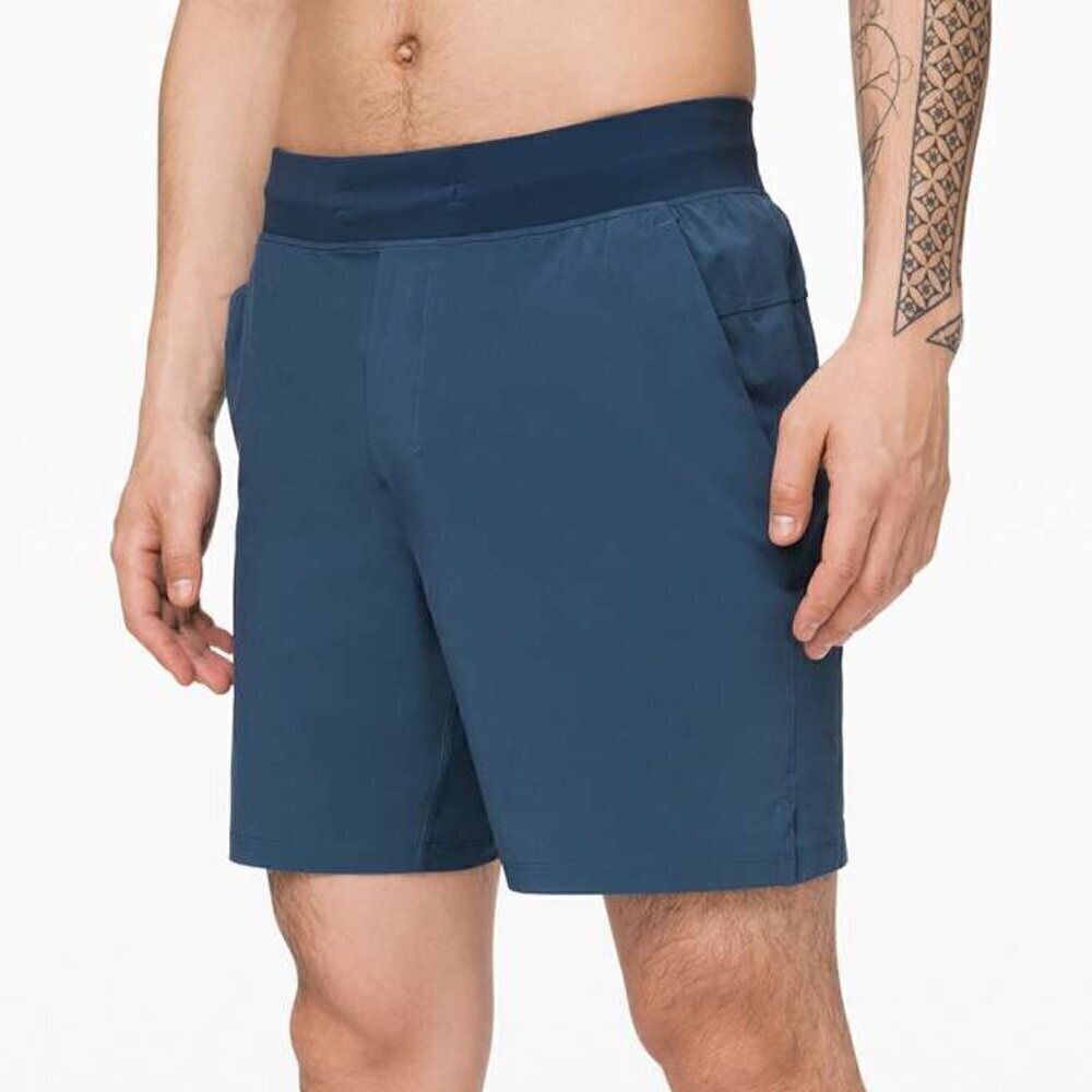 Lululemon Men's T.H.E. Short *Linerless 7" - M Code Blue